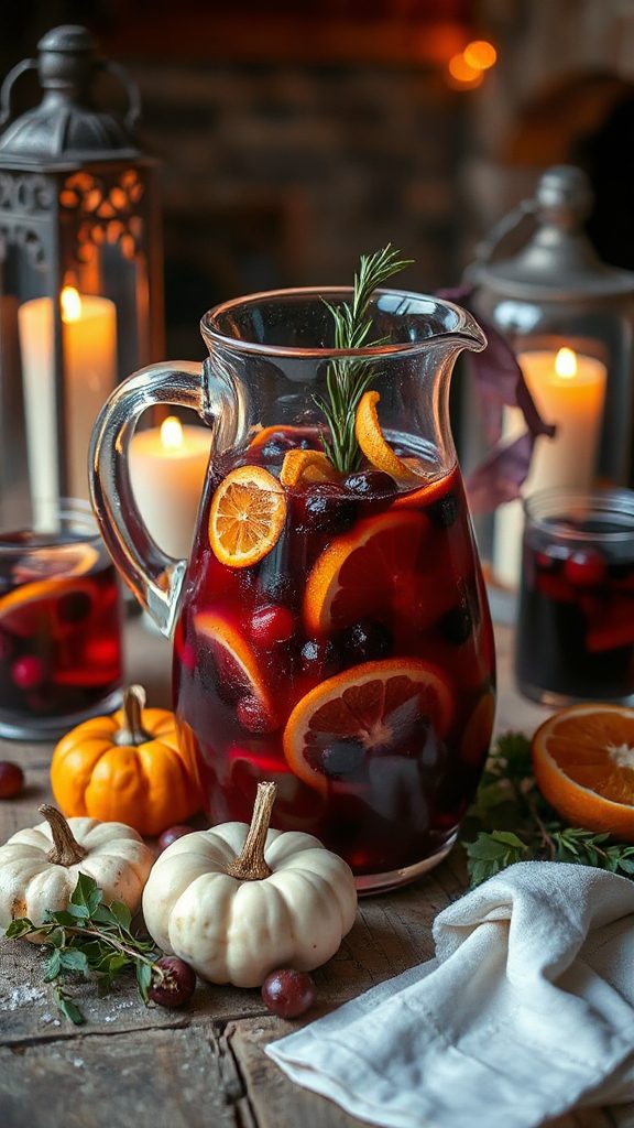 festive halloween sangria recipe