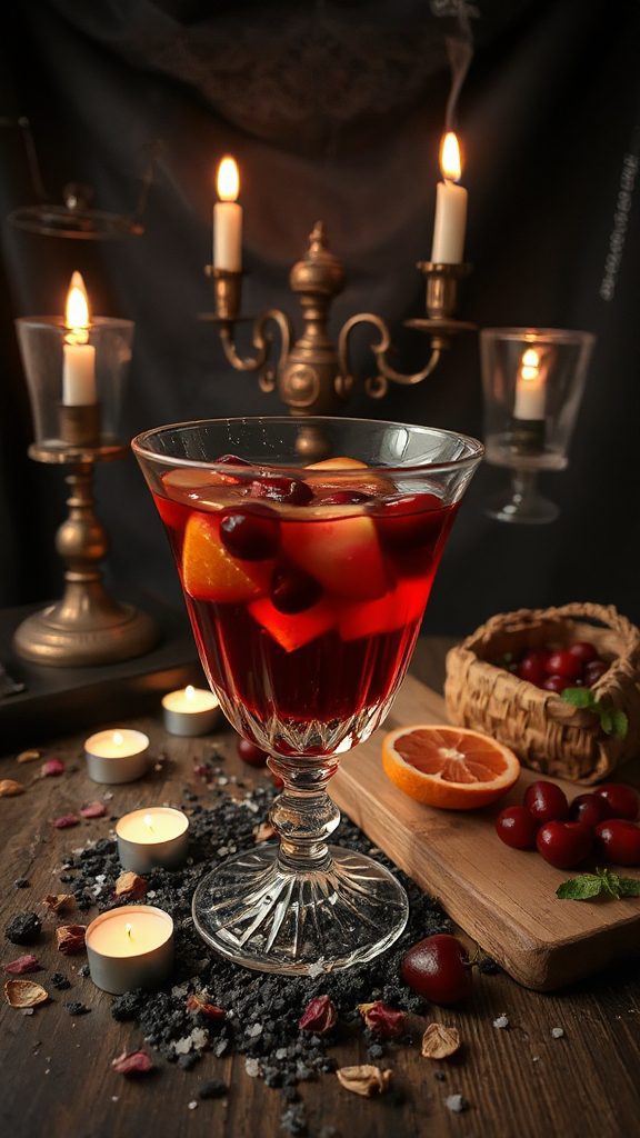 festive halloween sangria recipe