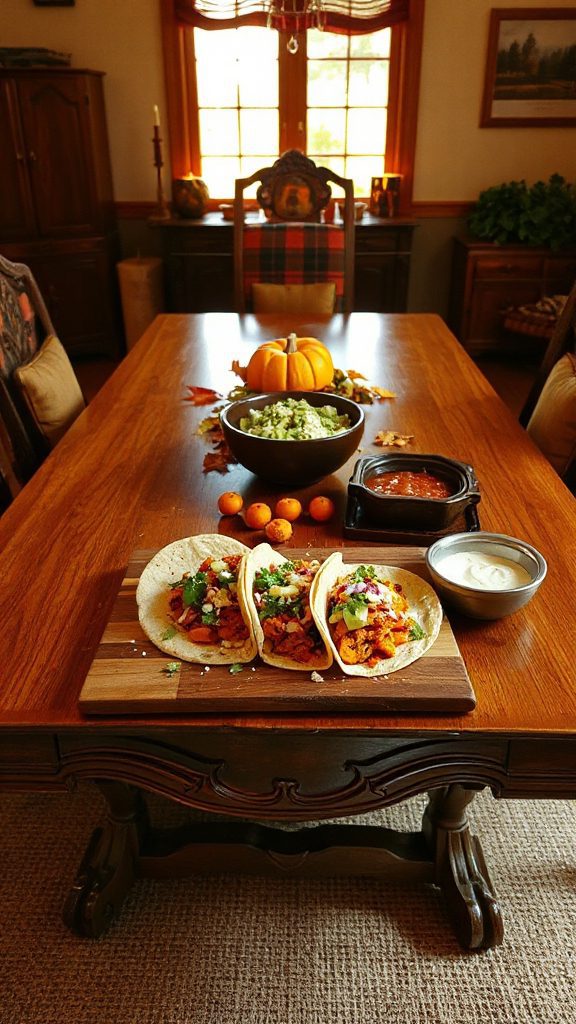 festive halloween taco delight