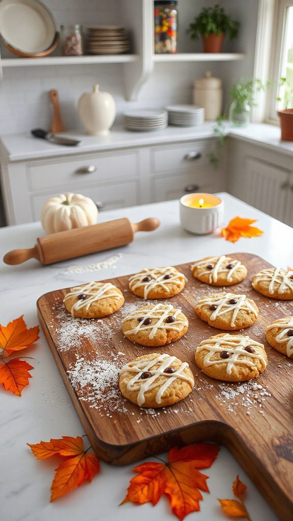festive mummy cookie recipe
