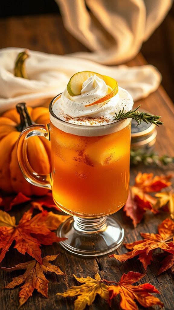 festive nonalcoholic halloween spritzer