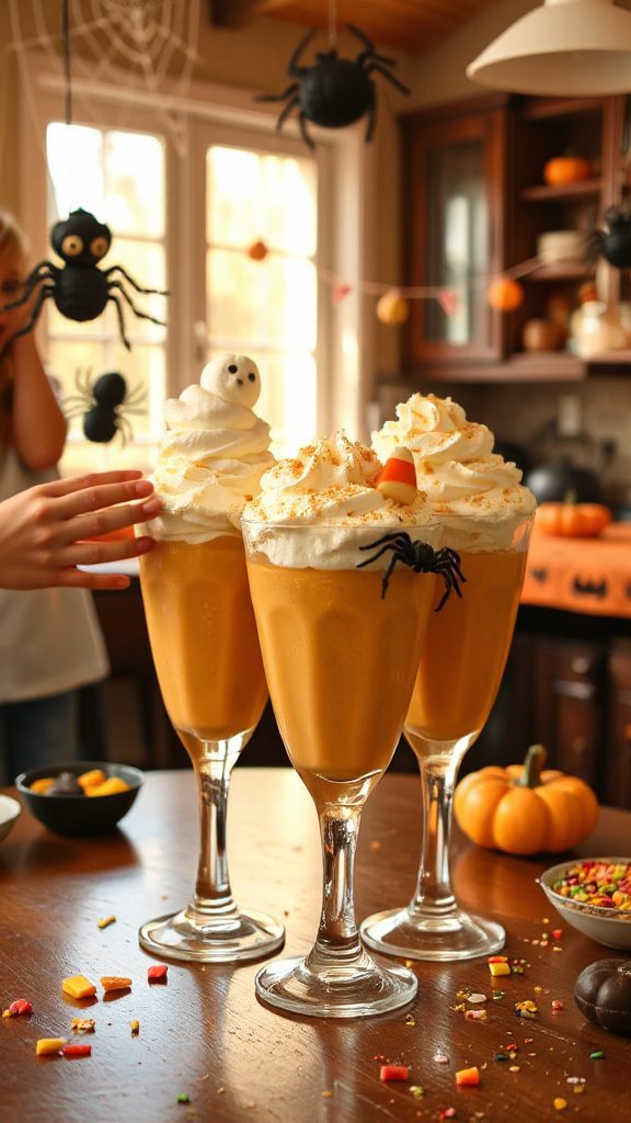 festive pumpkin dessert parfaits