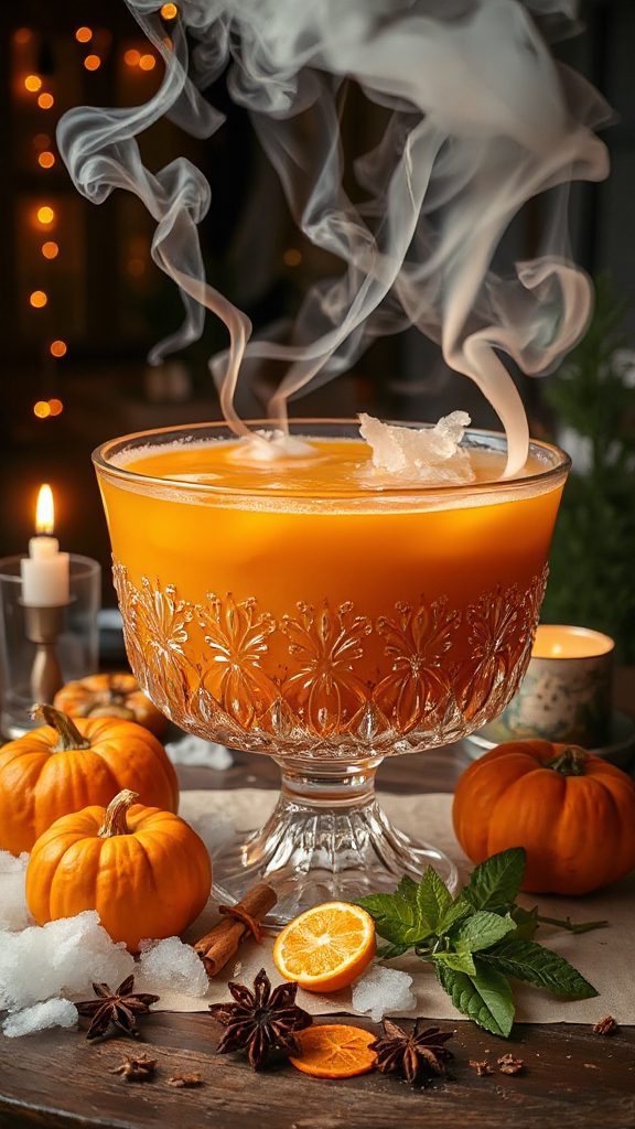 festive pumpkin spice beverage