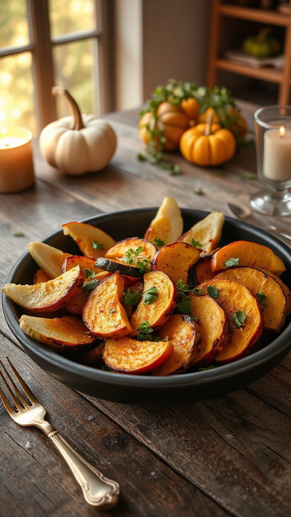 festive roasted apple dish