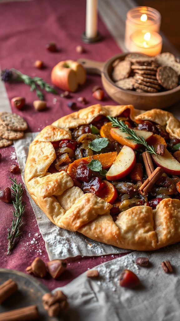 festive savory galette recipe