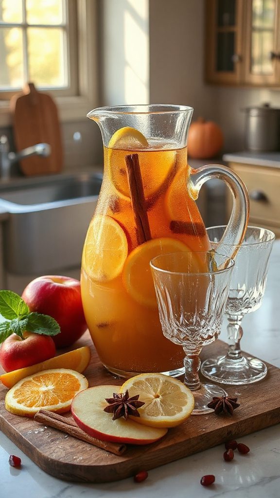 festive spiced apple cider