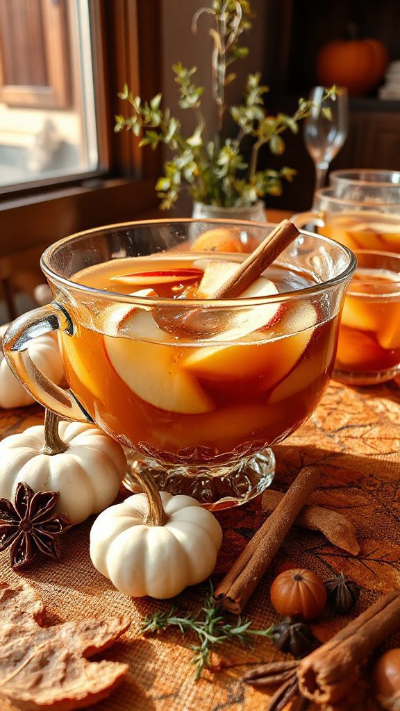 festive spiced rum punch