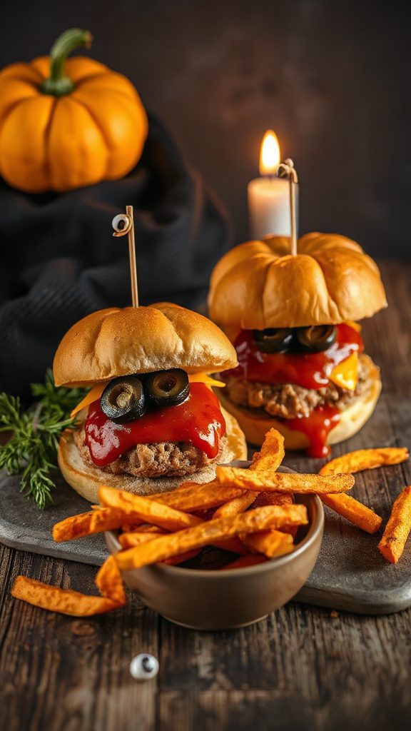 festive turkey monster sliders