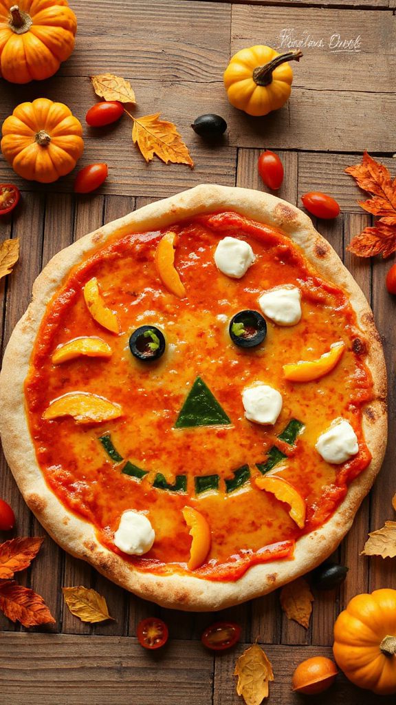 festive veggie pizza fun