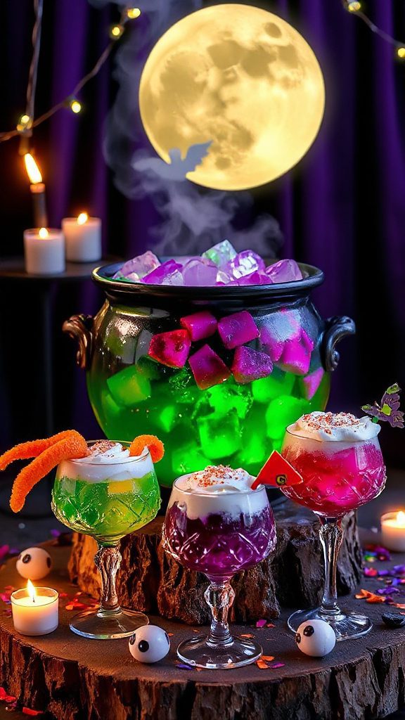 fizzy halloween fruit punch