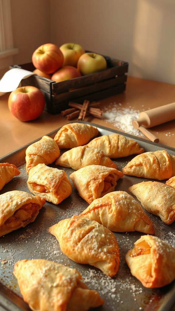 flaky apple pie turnovers