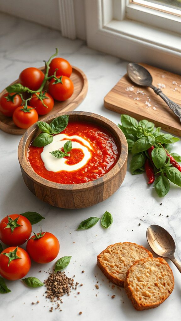 flavorful low carb tomato soup