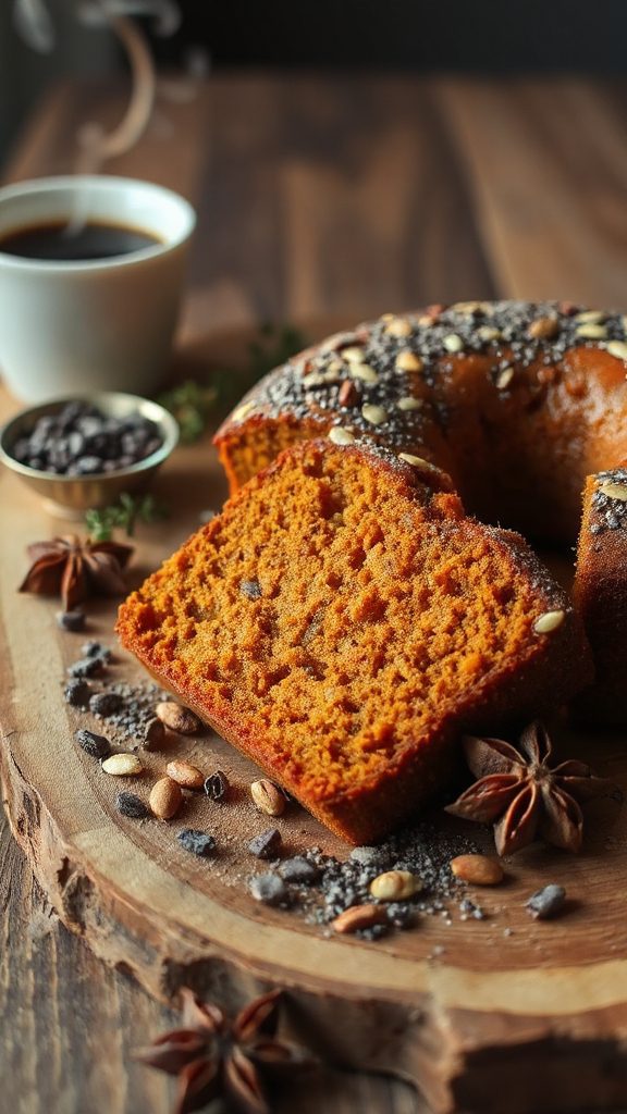 flavorful pumpkin coffee cake