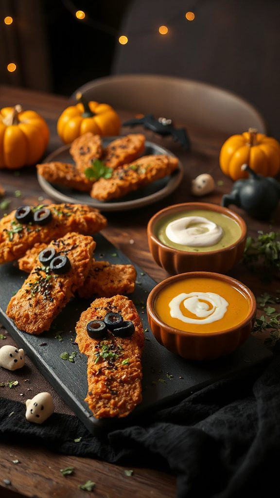 frightening fish fingers recipe