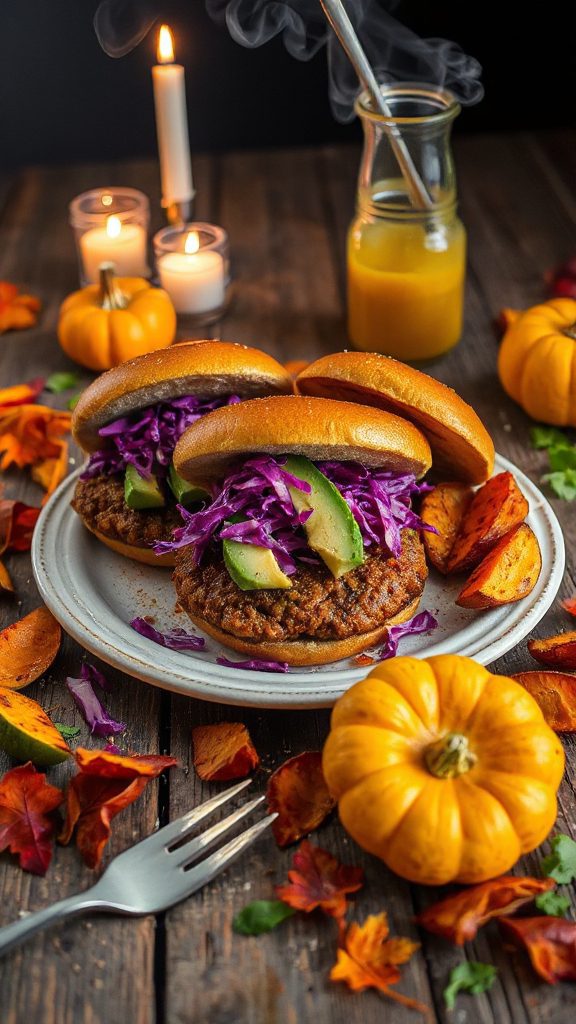 frighteningly good lentil burgers