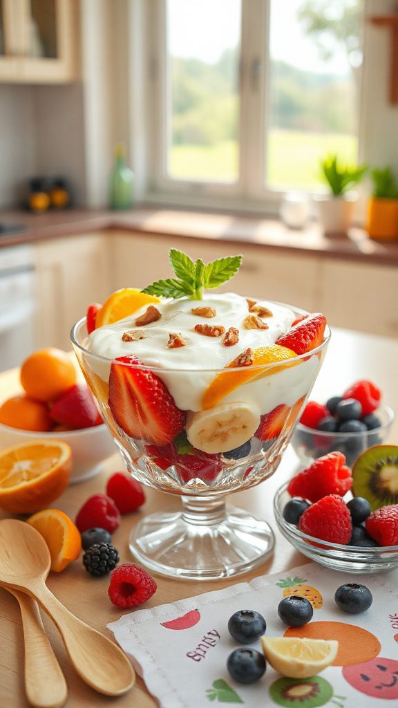 fruit yogurt parfaits recipe