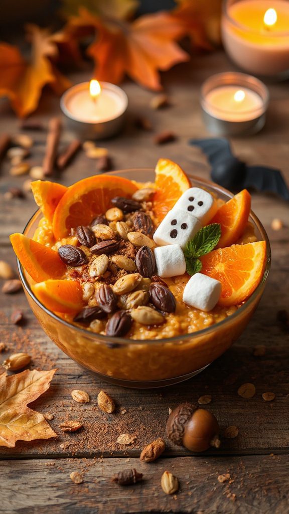 fruity spooky halloween breakfast
