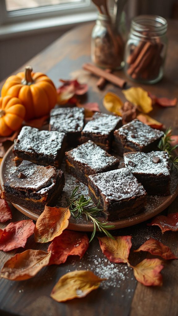 fudgy sweet potato brownies