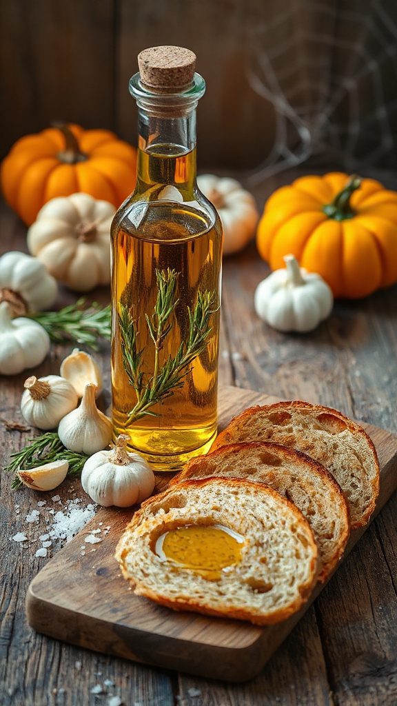 garlic rosemary infused oil