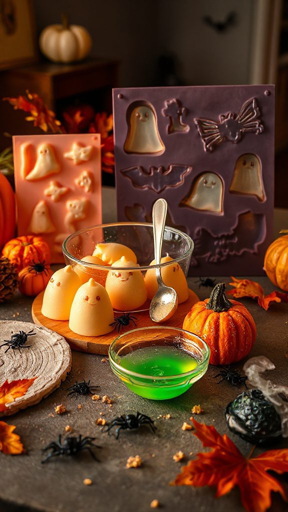 ghost shaped gummy treats
