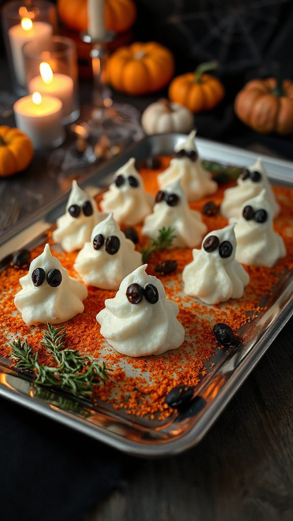 ghost shaped mashed potatoes delight