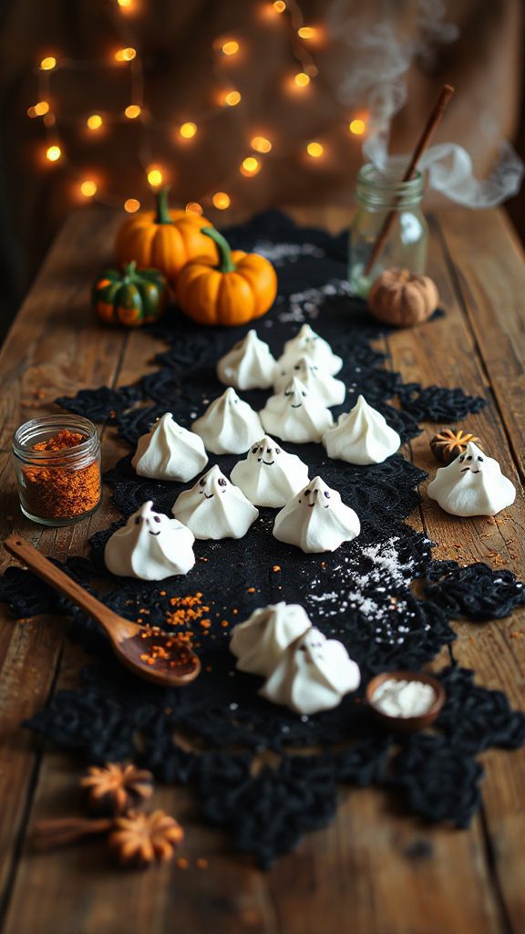 ghost shaped meringue cookies recipe