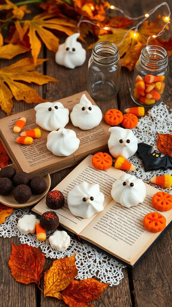ghost shaped meringue cookies recipe