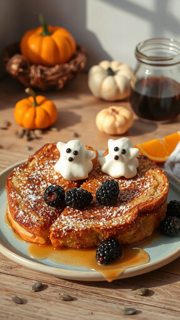 ghostly banana bread brunch