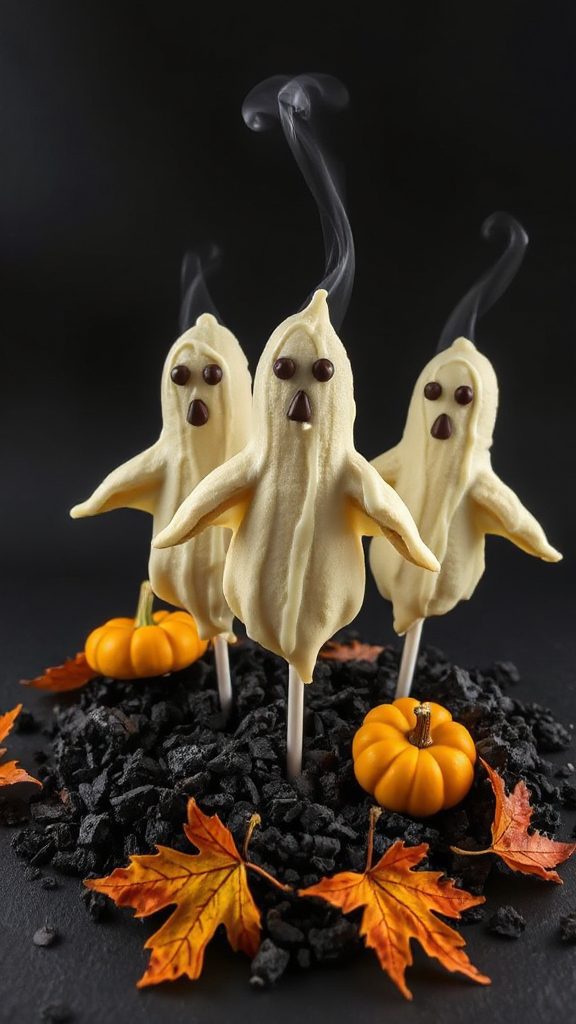 ghostly banana pops recipe