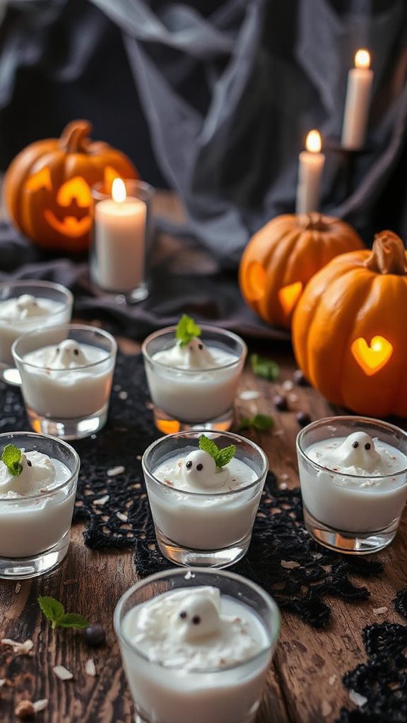 ghostly coconut cream jello