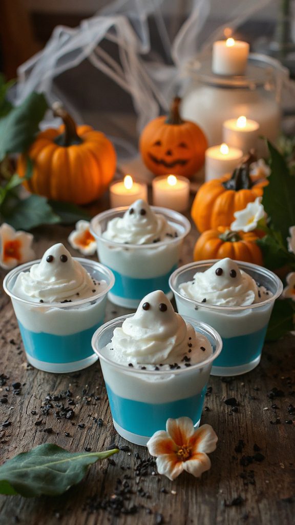 ghostly coconut cream shots