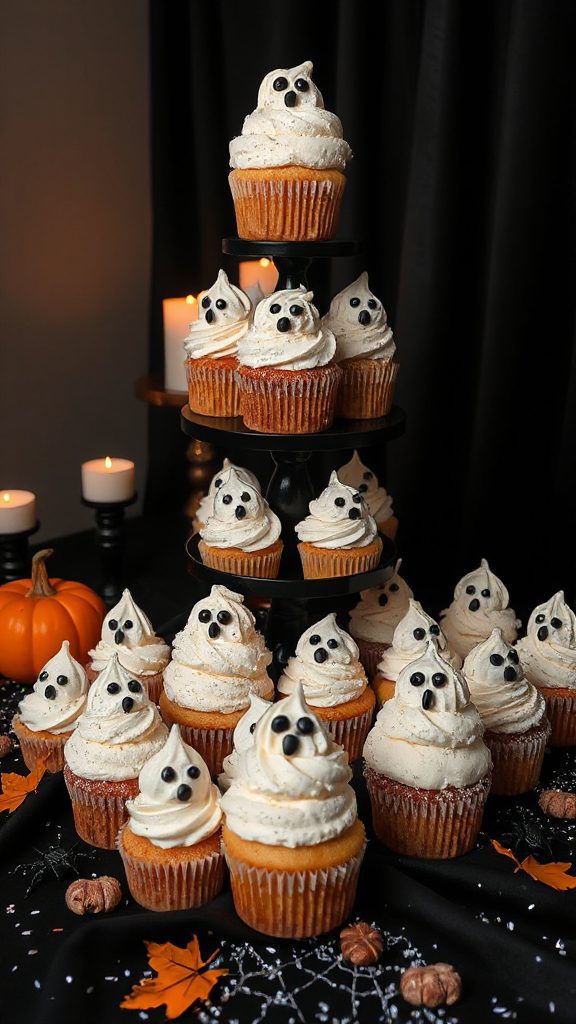 ghostly halloween cupcake recipe
