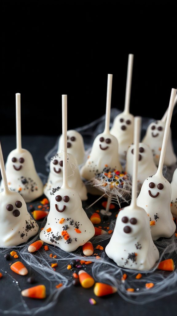ghostly marshmallow halloween treats