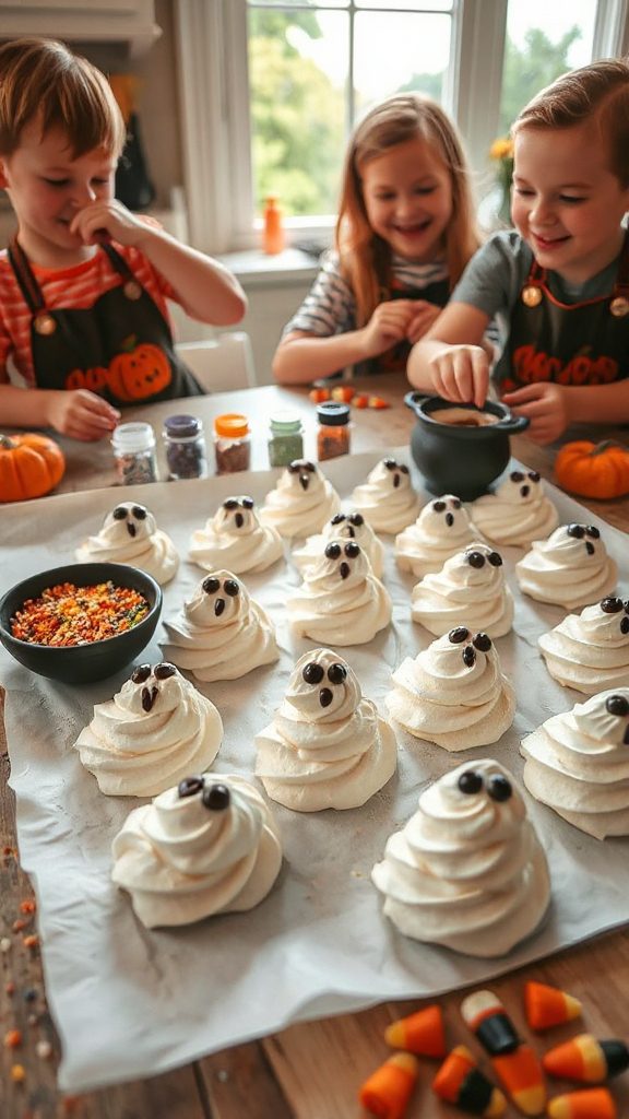 ghostly meringue cookie recipe