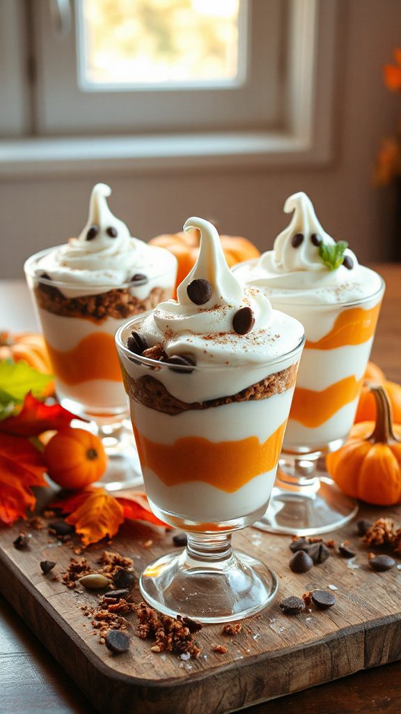 ghostly yogurt parfaits recipe