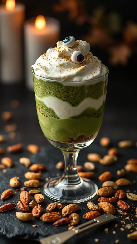 ghoulish green dessert delight