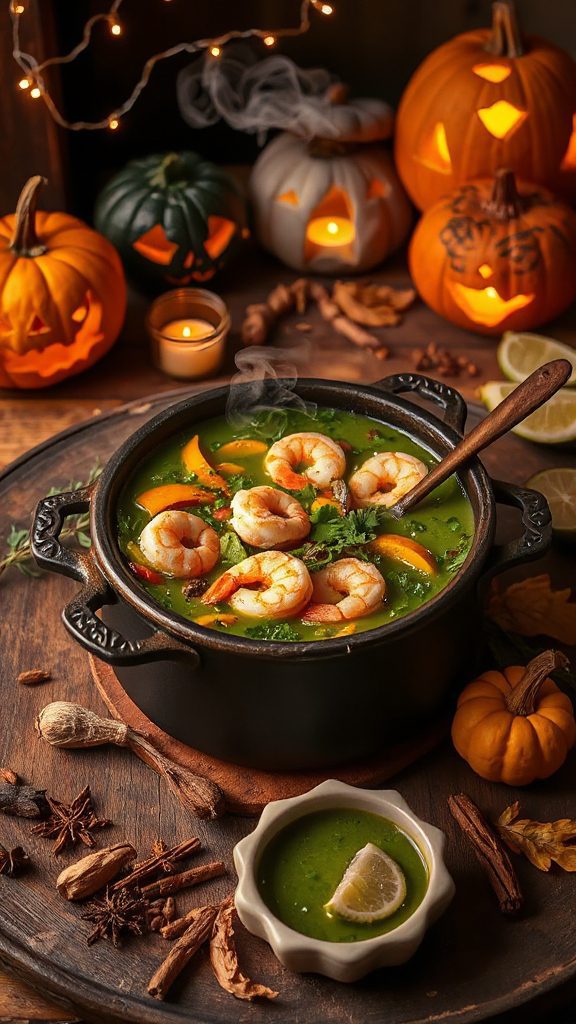 ghoulishly delightful shrimp soup