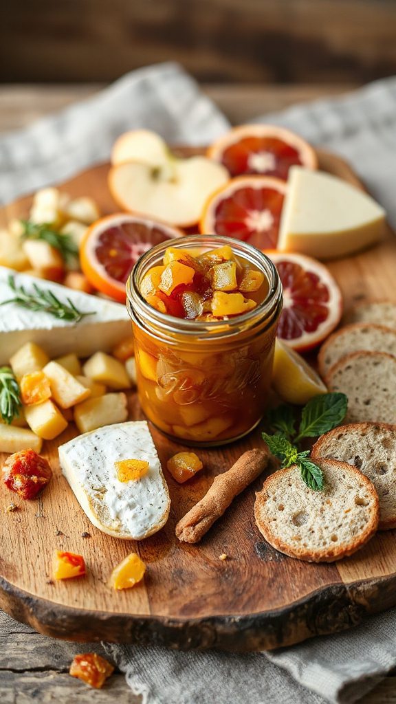 ginger apple citrus chutney