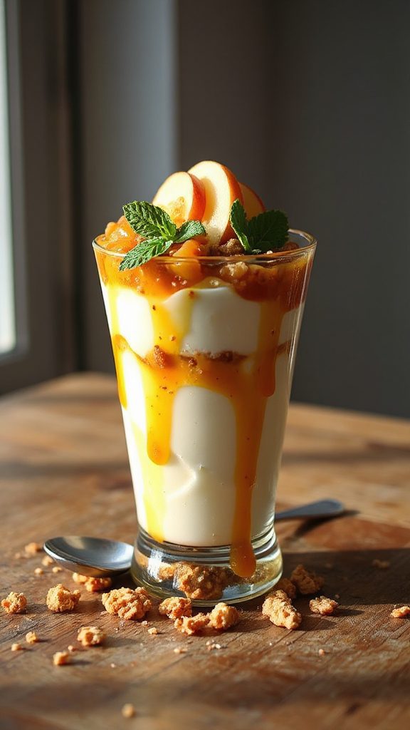 ginger apple yogurt parfait