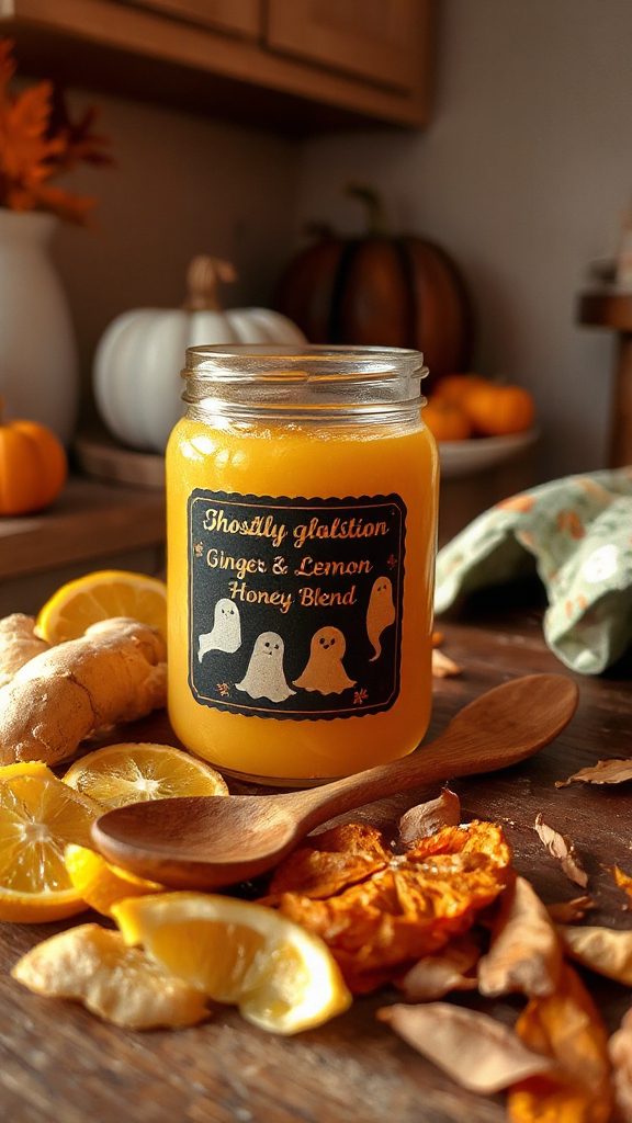 ginger lemon honey infusion