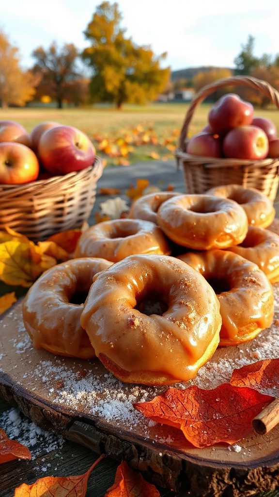 glazed apple cider donuts