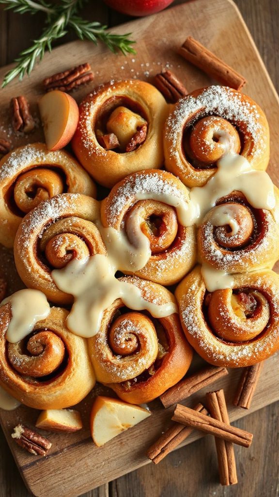 gluten free apple pie rolls
