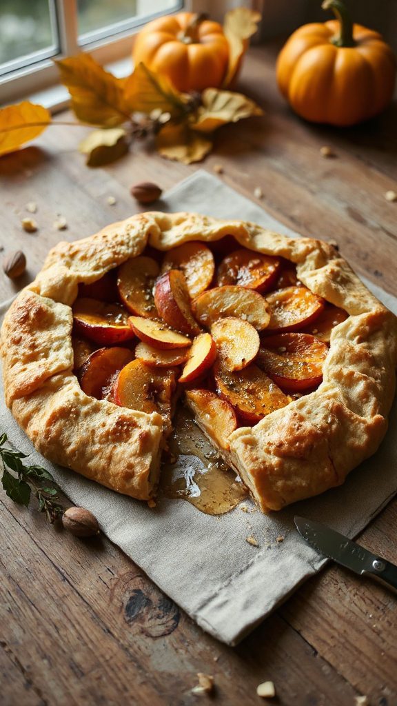 gluten free autumn dessert galette