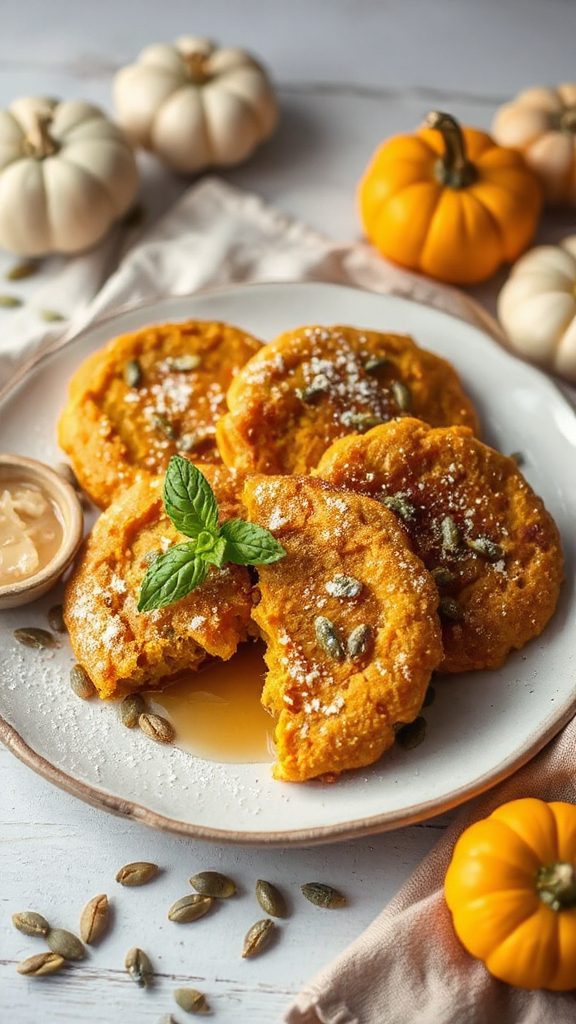 gluten free pumpkin fritters recipe