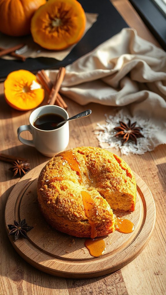 gluten free pumpkin honey cake