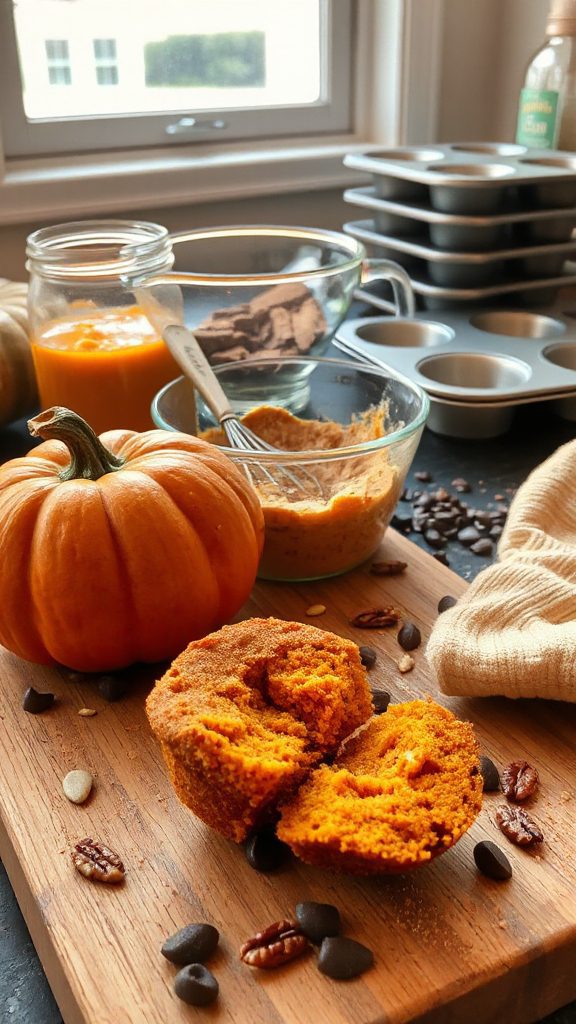 gluten free pumpkin spice muffins