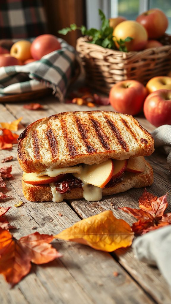 gourmet apple grilled cheese