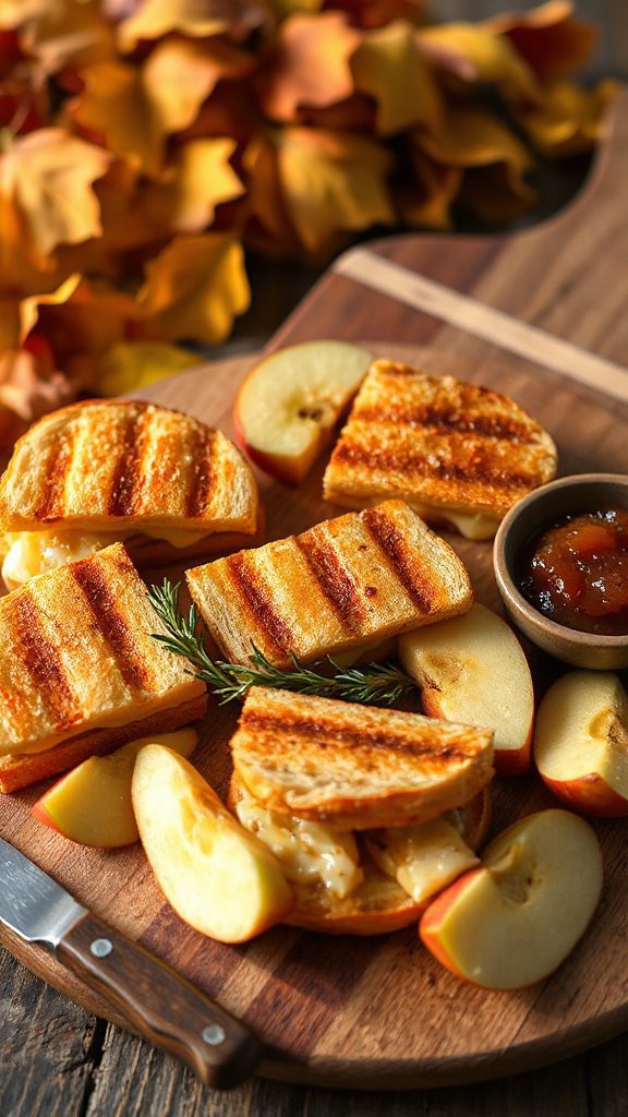 gourmet apple grilled cheese