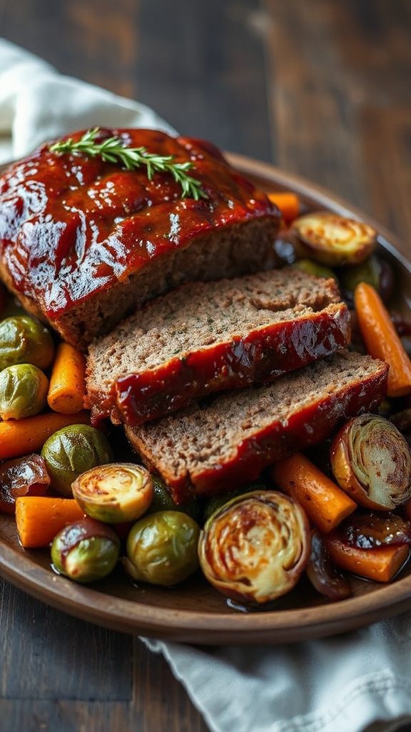gourmet brown sugar meatloaf