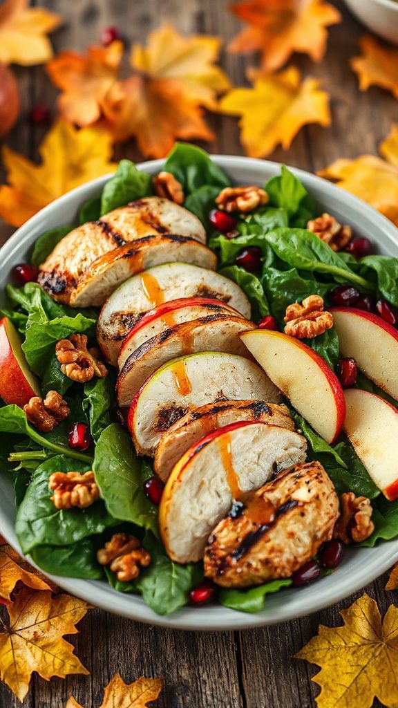 grilled chicken apple salad